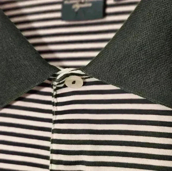 Fairway & Greene Polo Navy Blue White XL - Picture 2 of 6